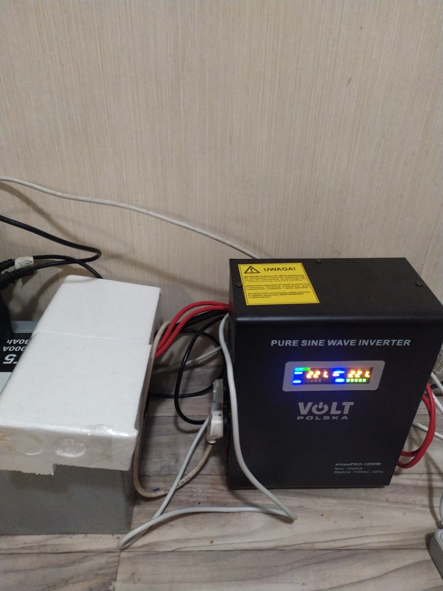 4708 YOOG A UWAGAI PURE SINE WAVE INVERTER 28 L VOLT POLSKA ainusPRO-1000W